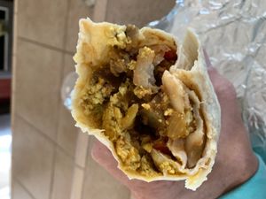 It was big and we were happy ! at Lively Up Yourself - Food Truck in Bend