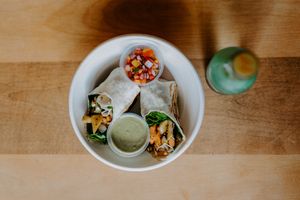 Vegan Breakfast Burrito  at The Refinery in Newburgh