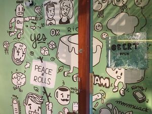 Inside  at Candela Canela in Barcelona