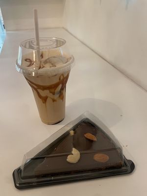 Cafe frappe  at 2VB  in Perpignan