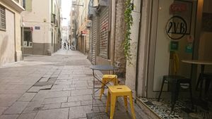 Cozy street at 2VB  in Perpignan