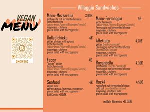 Our vegan sandwiches at OMG in SKG in Thessaloniki