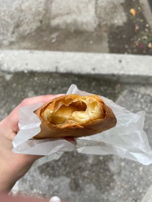 Cheese pasty  at OMG in SKG in Thessaloniki