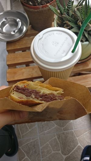 One of the sweet pastries at OMG in SKG in Thessaloniki