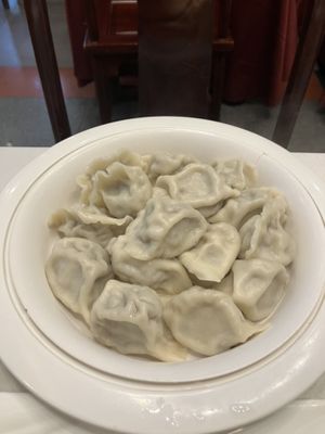 the dumplings !!   at Gongdelin Vegetarian Restaurant in Beijing