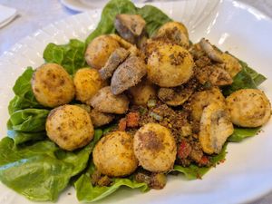 Potatoes at Gongdelin Vegetarian Restaurant in Beijing