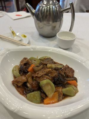 Seitan  at Gongdelin Vegetarian Restaurant in Beijing