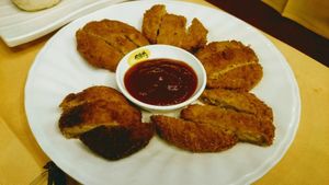 I don't remember the name but it was delicious at Gongdelin Vegetarian Restaurant in Beijing