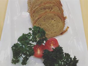 Peking “Duck”  at Gongdelin Vegetarian Restaurant in Beijing