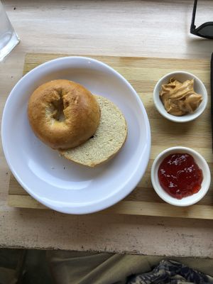 PB&J Bagel at The Cavern in El Nido
