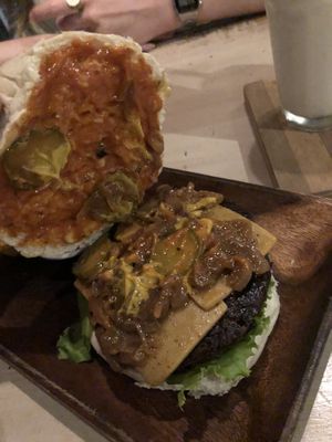 Delicious vegan cheese  at The Cavern in El Nido