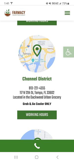  at Farmacy Vegan Kitchen Channel District in Tampa