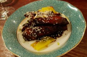 Crispy sweet potatoes at Tendril in London