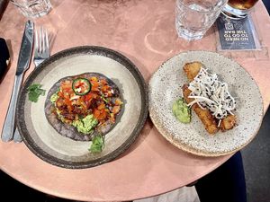 Vegan tasting menu at Tendril in London
