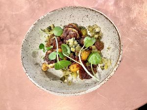Vegan tasting menu at Tendril in London