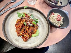 Vegan tasting menu at Tendril in London