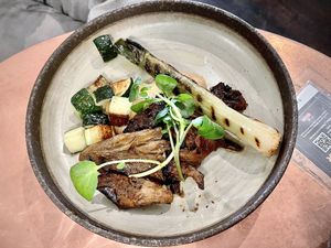 Vegan tasting menu at Tendril in London