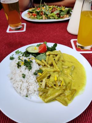 Seitan curry - not good at Restaurant Am Stadtpark in Bad Schandau