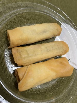 Veggie spring rolls   at Crazy Bowlz in New Paltz