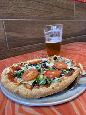 “The Veg” veganized    at Mellow Mushroom in Branson