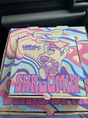 The box  at Mellow Mushroom in Branson