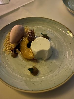 Coconut Panacotta at Nautilus in Port Douglas