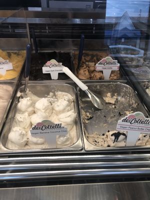 Four vegan options   at Gelateria Dei Coltelli in Williston Park