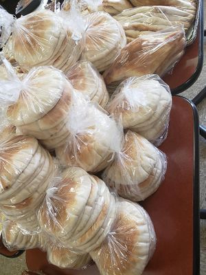 Fresh Pita Bread at Chef Abdul Mediterranean in St Charles