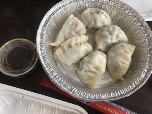 D7 veggie dumplings   at Tofubox in Brooklyn