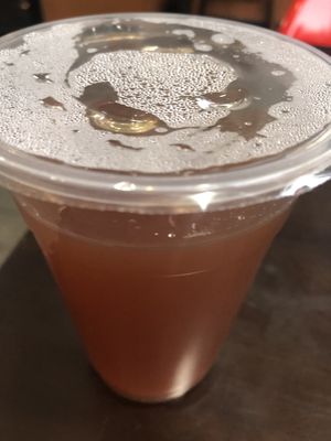 Sugar free lemon ice tea   at Tofubox in Brooklyn