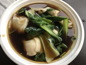 D11 non spicy chili oil wonton   at Tofubox in Brooklyn