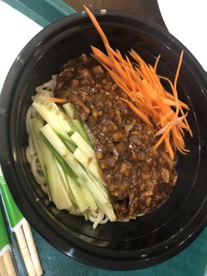 L10 noodle in soybean paste   at Tofubox in Brooklyn