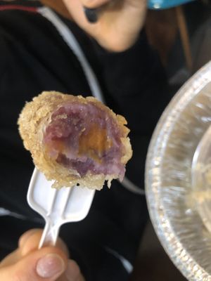 D12 sweet potato spring roll   at Tofubox in Brooklyn