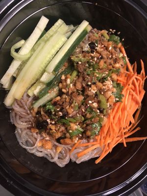 N8 hot and sour cold konjac noodle 涼粉  at Tofubox in Brooklyn