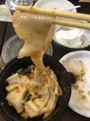 N1 xi’an chili oil noodles   at Tofubox in Brooklyn