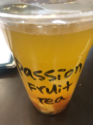 Passion fruit tea   at Tofubox in Brooklyn