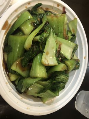 C32 Shanghai bokchoy with garlic sauce   at Tofubox in Brooklyn