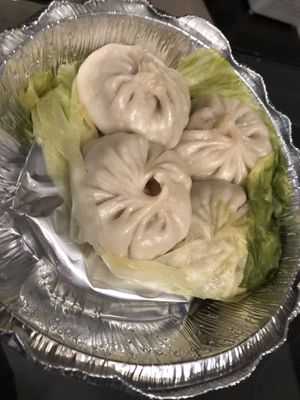 D4 soup dumpling 小籠包with cilantro *5  at Tofubox in Brooklyn