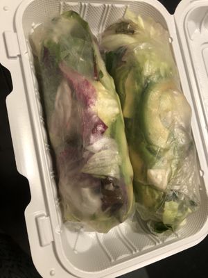 R1 avocado summer roll   at Tofubox in Brooklyn