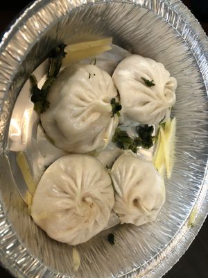 D4 soup dumpling 小籠包with cilantro *5  at Tofubox in Brooklyn