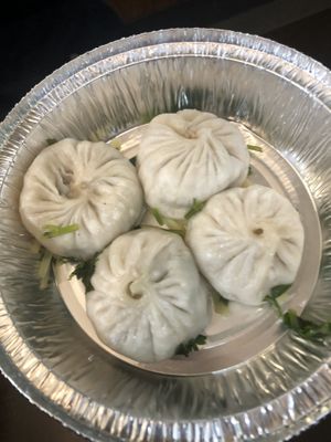 D4 soup dumpling 小籠包 with cilantro ginger *3  at Tofubox in Brooklyn