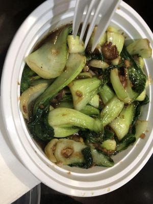  C32 Shanghai bokchoy with garlic sauce - no spicy   at Tofubox in Brooklyn