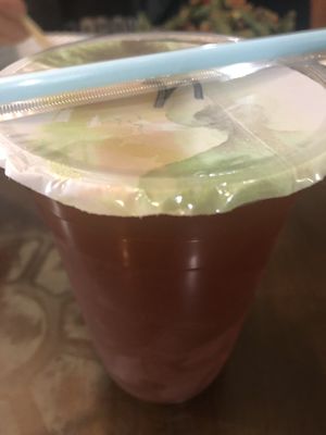 Y1 lemon ice tea unsweetened   at Tofubox in Brooklyn