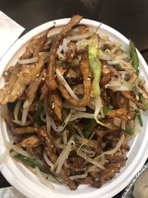 Sautéed bean sprout   at Tofubox in Brooklyn