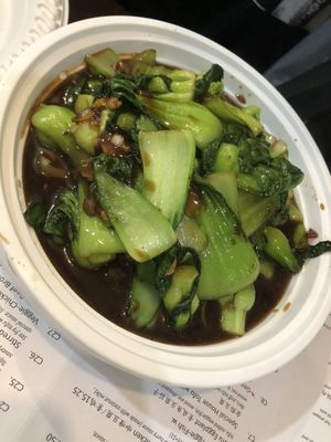 C32 Shanghai bok choy with garlic sauce   at Tofubox in Brooklyn