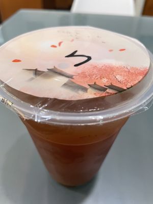 Y1 unsweetened ice tea   at Tofubox in Brooklyn