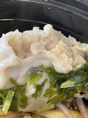 D4 soup dumplings with cilantro and ginger   at Tofubox in Brooklyn