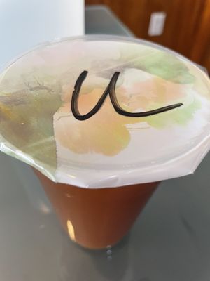 Unsweetened ice tea   at Tofubox in Brooklyn