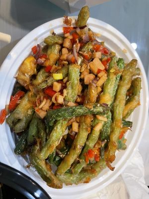 C29 stir fried string bean , no spicy   at Tofubox in Brooklyn