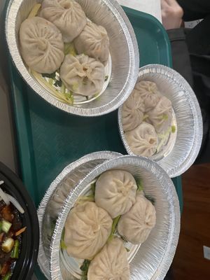 D4 soup dumpling with cilantro and ginger   at Tofubox in Brooklyn